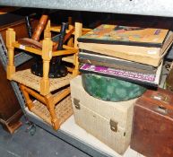 Four footstools,