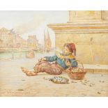 Antonio Paoletti Giovanni (1834-1912) Watercolour drawing "Venezia", signed lower left,