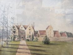 19th century school Watercolour "Little Compton", unsigned, dated May 1868 lower right, 16.
