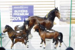 Beswick model of a shire horse, 21.