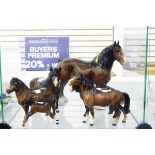 Beswick model of a shire horse, 21.
