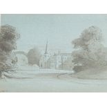 19th century school Watercolour drawing "Sherbourne Park", unsigned, dated September 1870, 16.