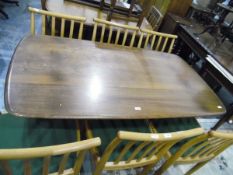 Ercol refectory-style dining table,