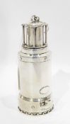 Mid 20th century silver lighter shaped as miner's lamp, Birmingham 1949,