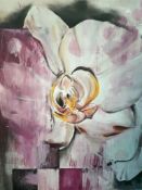 NICOLA PRESTON Orchidaceae Labialea Oil on board