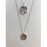 ALB JEWELLERY (Amy Curtis) Fixed not Broken, Unbought & Unbossed Silver double pendant