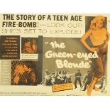 Various 20th century American and UK movie posters to include 'The Story of a Teenage Fire Bomb',