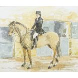After John Naylor (20th century school) Limited edition colour print "Entering Young Hounds", No.