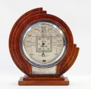 Short & Masons "Stormoguide" barometer, with wooden case,