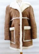 Vintage sheepskin coat,