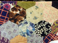 Large patchwork quilt,