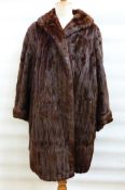 Full-length squirrel coat,