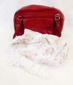 Boden handbag, a Smith & Canova handbag, Tony Perotti leather handbag, kid gloves, scarves,