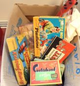 Various games to include Knitting Nancy, The Little Modeller, Tops and Tails,
