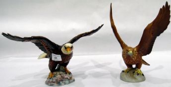 Beswick model eagle and another Beswick model eagle (2)