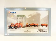Corgi Classics heavy haulage diecast model of Winns Diamond Tea Ballast x 2,
