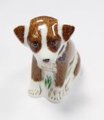 Royal Crown Derby charity paperweight entitled "Colin the Puppy",