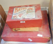 Bayko converting set in box and another Bayko building set (2 boxes)