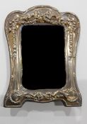 20th century silver-mounted photograph frame, marked 925, makers mark 'R.