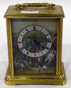 Hamilton 20th century electronic carriage clock,