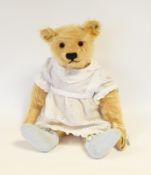 Steiff gold plush teddy bear,