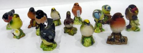 Various Beswick model birds to include 'Chaffinch', 'Goldcrest',