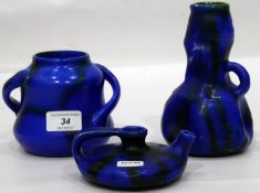 Three items of Bretby pottery (3)