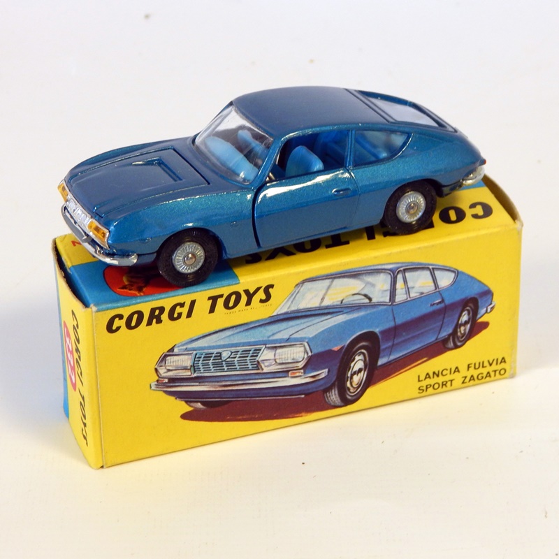 Corgi diecast model of a Lancia Fulvia, No.332 together with 1967 Monte Carlo Sunbeam Imp, No. - Image 2 of 2