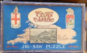 Great Western Railway 375 piece jigsaw puzzle in box,