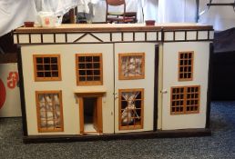 20th century electric dolls house with furniture,