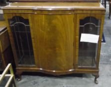 20th century mahogany china cabinet,