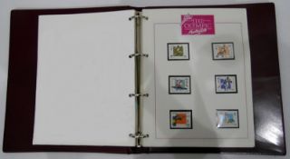 Nine stamp albums and contents relating to the Royal Family,