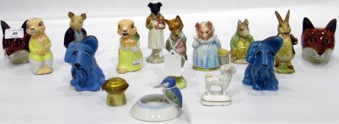 Beswick Beatrix Potter figures to include 'Pigling Bland', 'Samuel Whiskers',