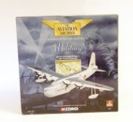 Corgi 'The Aviation Archive' diecast models of military aeroplanes including Short S.