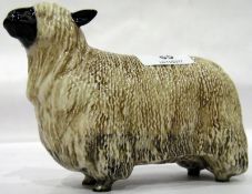 Beswick model long haired sheep,