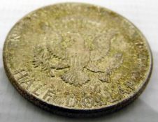 1964 US half dollar