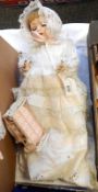 Bahr & Proschild bisque headed doll with blinking blue eyes, open mouth and teeth,