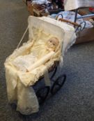 Alresford bisque headed baby doll with certificate of authenticity, no.