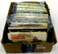 Quantity of tea card and cigarette card albums including Brooke Bond, Inventors and Inventions,