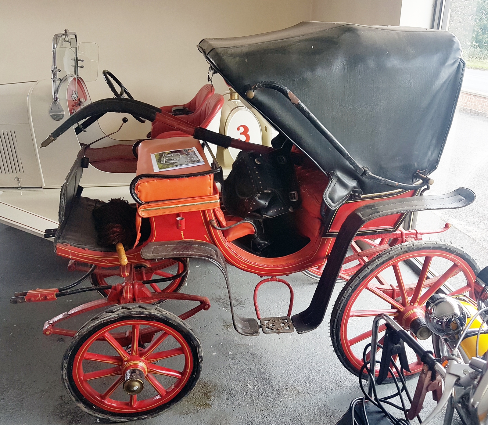 LOT WITHDRAWN 19th century child's carriage, English,