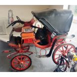 LOT WITHDRAWN 19th century child's carriage, English,