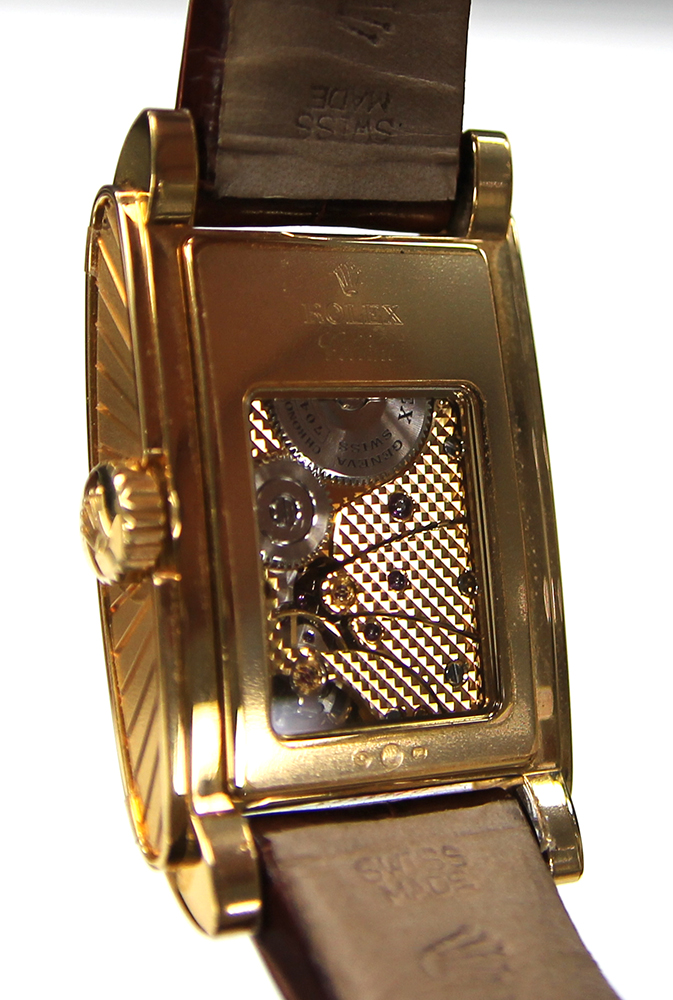 Rolex Prince gentleman's wristwatch 5440/8 in yellow gold case, yellow gold dial, - Image 2 of 2