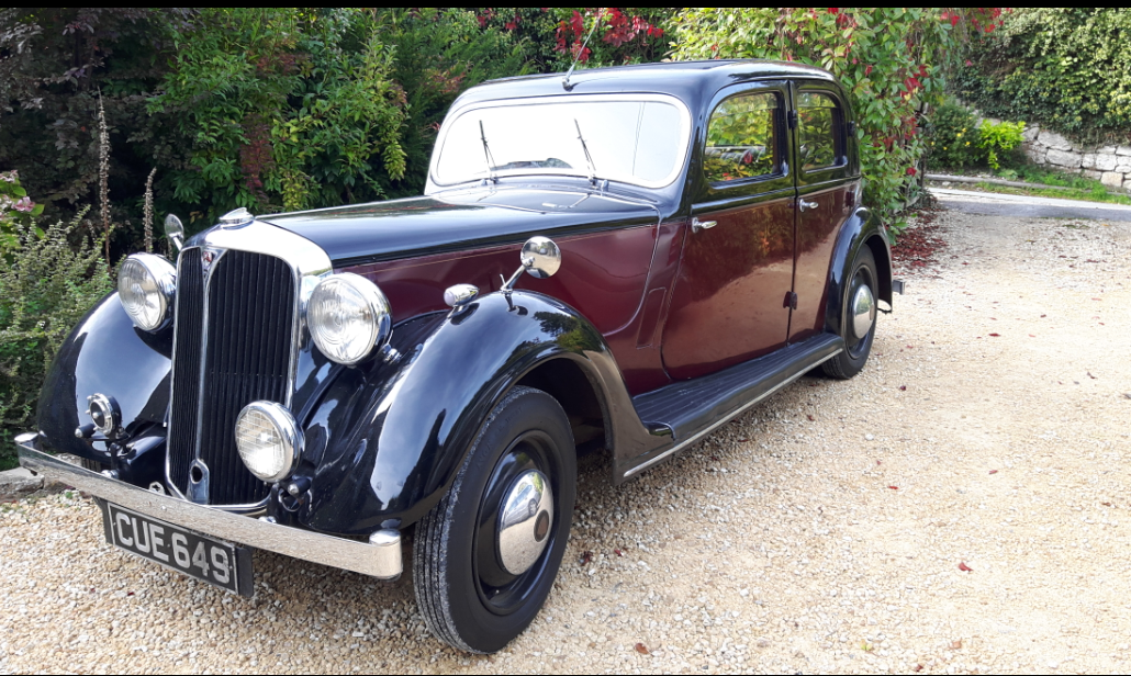 1939 Rover 14/6 light sports saloon 6 cylinder New MOT this September,
