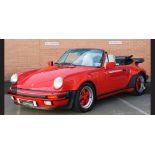 Porsch 911 (930) Turbo Cabriolet, 1988, mileage 36409 F 88 Manual.