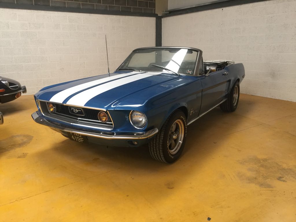 1968 Ford Mustang Convertible, manual, left-hand drive, V8 302.