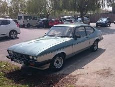 Ford Capri 1.6 Calypso Limited edition, one owner since new, in two tone green/silver.