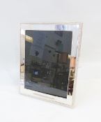 A large silver plate photograph frame, 20th century, 20 x 25 cms.