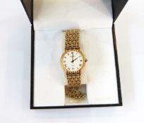 Raymond Weil gold-coloured wristwatch in case