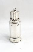 Mid 20th century silver lighter shaped as miner's lamp, Birmingham 1949,