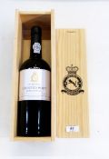 RAF 99 Squadron Specialist bottle of Crusted Port, bottled in 2007,